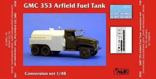 Resinová konverzní sada CMK 8028 GMC 353 letištní cisterna v měřítku 1/48