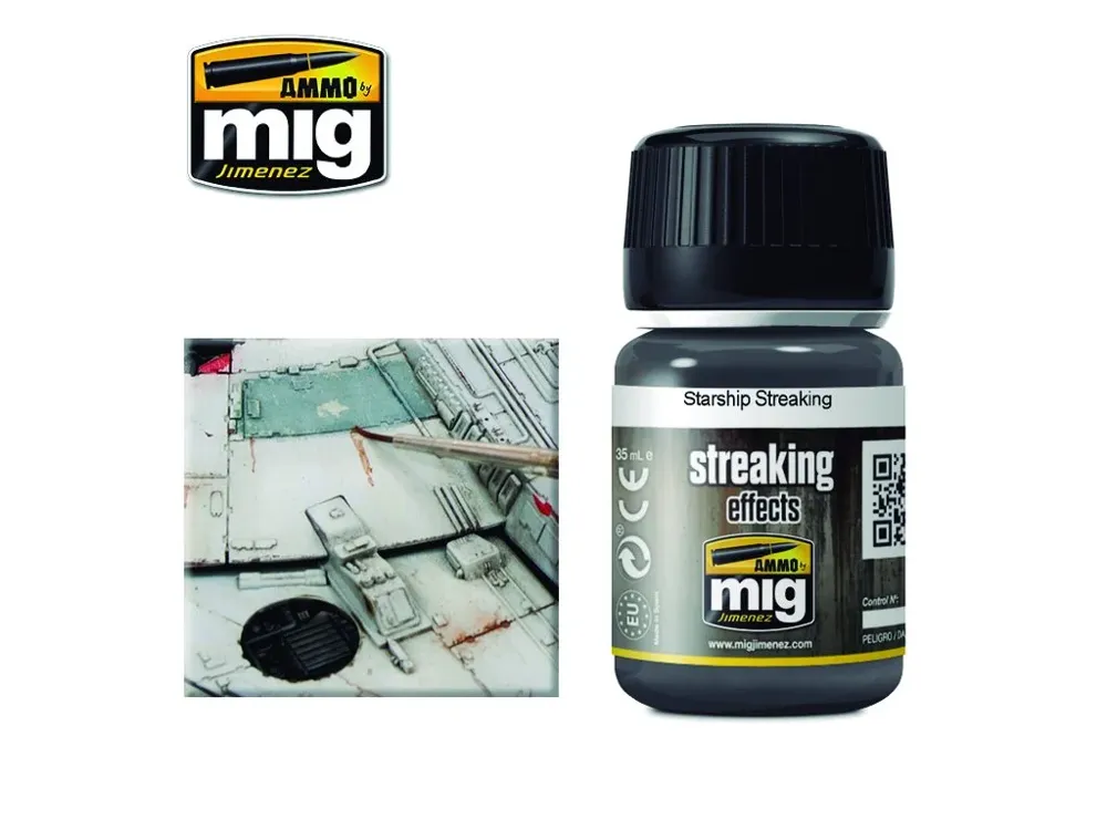 Lahvička emailového efektu AMMO Mig A.MIG-1209 Starship Streaking 35 ml