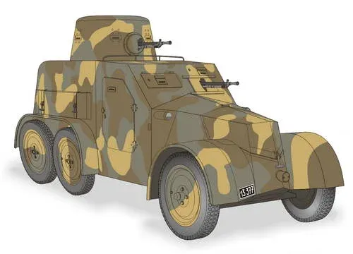 Resinová stavebnice CMK MV104 Tatra OA vz.30 v měřítku 1/72