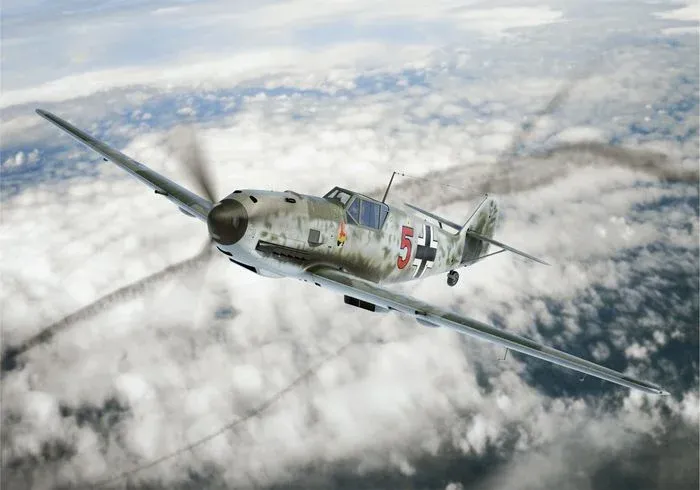 Krabice plastové stavebnice Brengun BRP72033 Bf-109T-2 v měřítku 1/72
