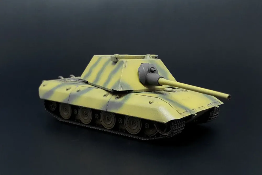 Resinová stavebnice Hauler HLR87203 E-100 s věží Krupp v měřítku 1/87