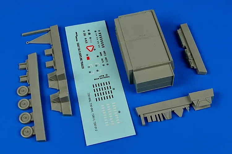 Doplněk Aires 720011 – údržbový přívěs F-2A USAF v měřítku 1/72 pro letecká diorámata