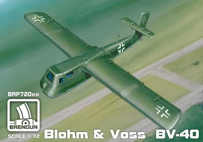 Stavebnice Brengun BRP72011 Blohm & Voss BV 40 v měřítku 1/72