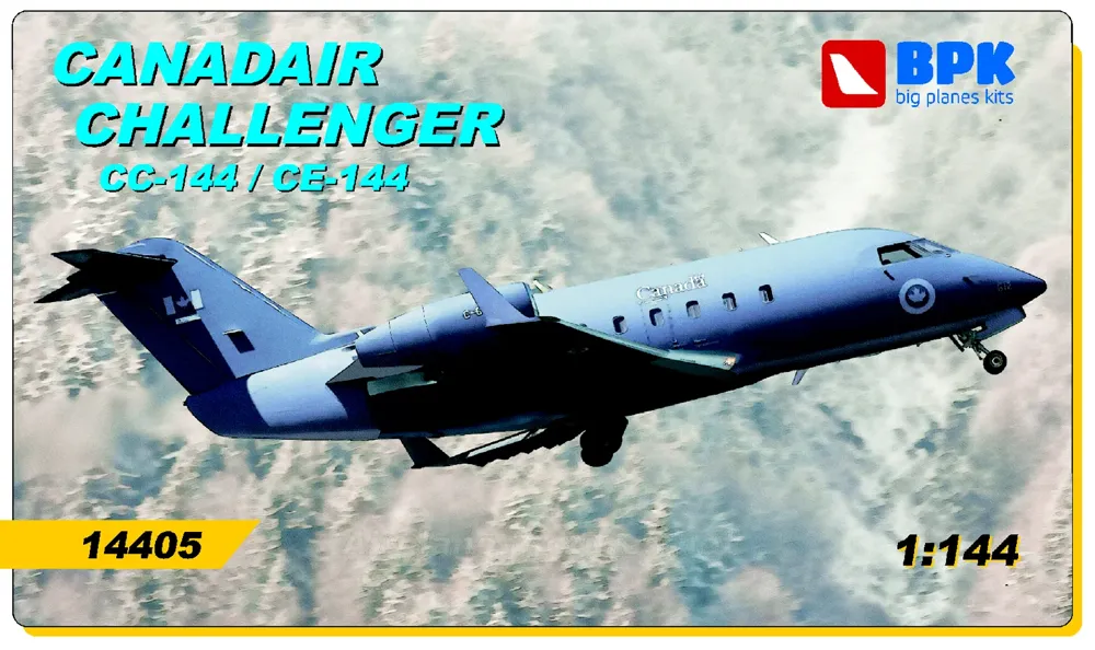 Stavebnice Big Plane Kits BPK14405 Canadair Challenger CC-144/CE-144 v měřítku 1/144