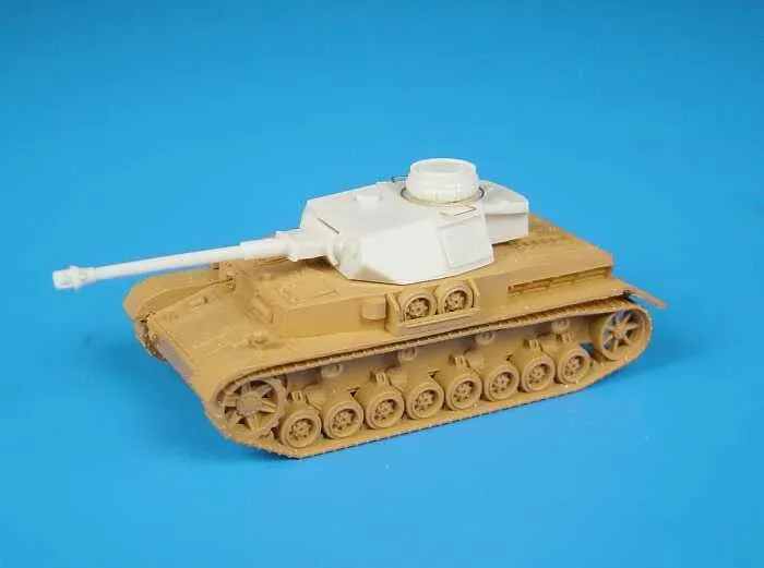 Konverzní sada Hauler HLR87066 věž Pz IV 1/87 – resinové a leptané díly