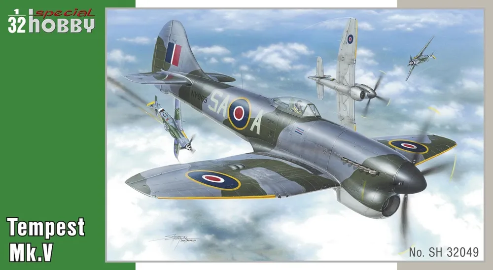 Krabice stavebnice Special Hobby SH32049 Hawker Tempest Mk.V v měřítku 1/32