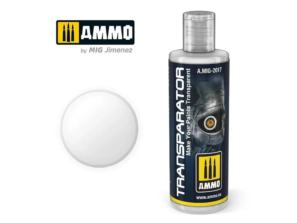 Lahvička pomocného média AMMO Mig A.MIG-2017 Transparator 60 ml