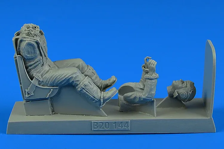 Aires 320144 figurka pilota USAAF se sedačkou pro P-51B/C Mustang v měřítku 1/32