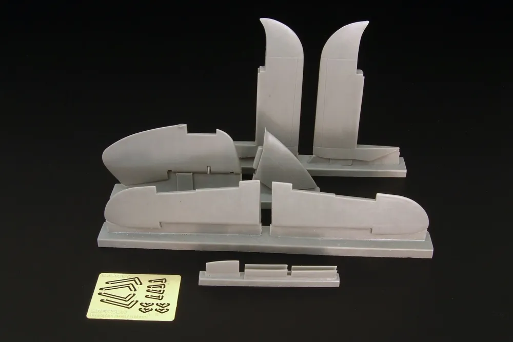 1/48 Beaufighter Mk IV -X control surfaces (TAMIYA) PE-resin accessories for Tamiya kit