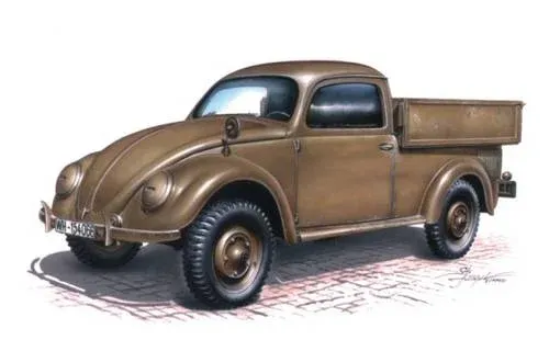 Resinová konverzní sada CMK 8025 VW Type 82 Pick Up v měřítku 1/48 pro stavebnici Tamiya