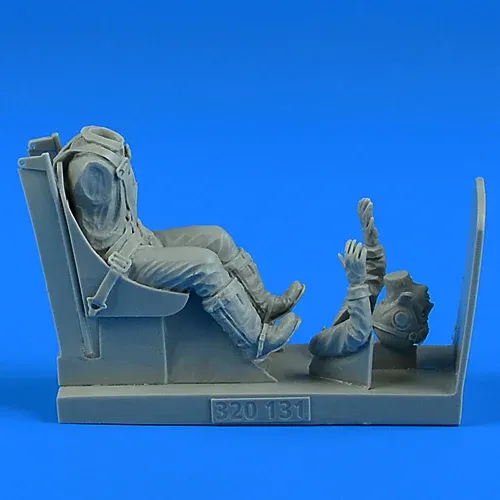 Figurka pilota US Navy se sedačkou Aires 320131 v měřítku 1/32 pro model F4U Corsair