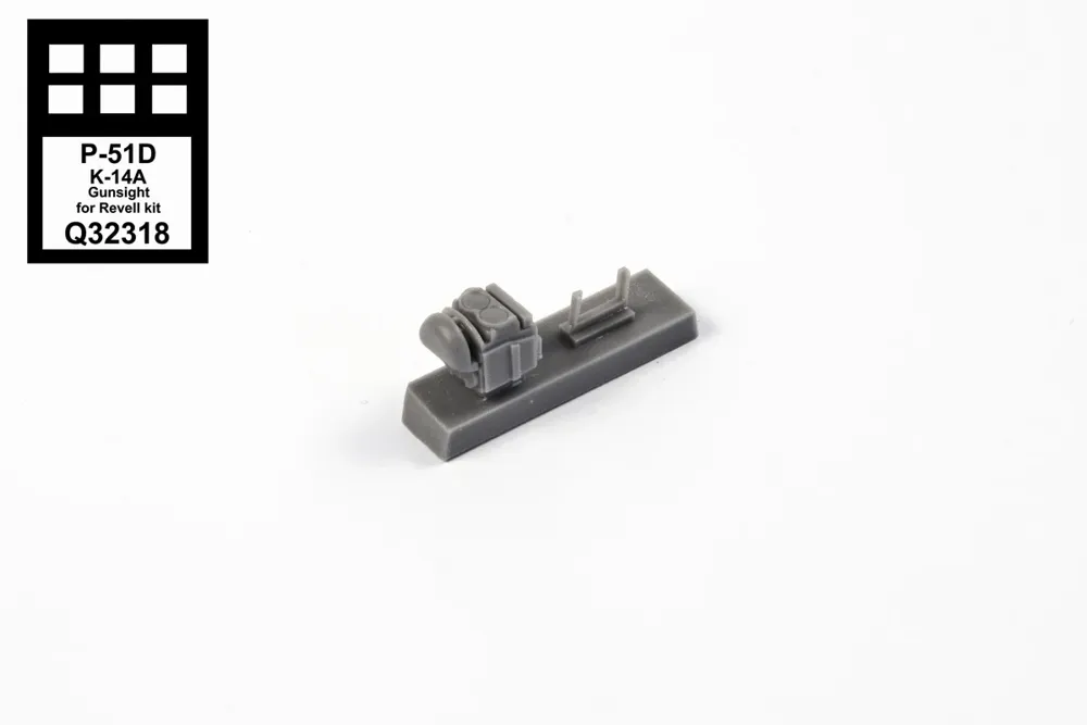 Resinový zaměřovač K-14A CMK Quick & Easy Q32318 pro P-51D Mustang v měřítku 1/32