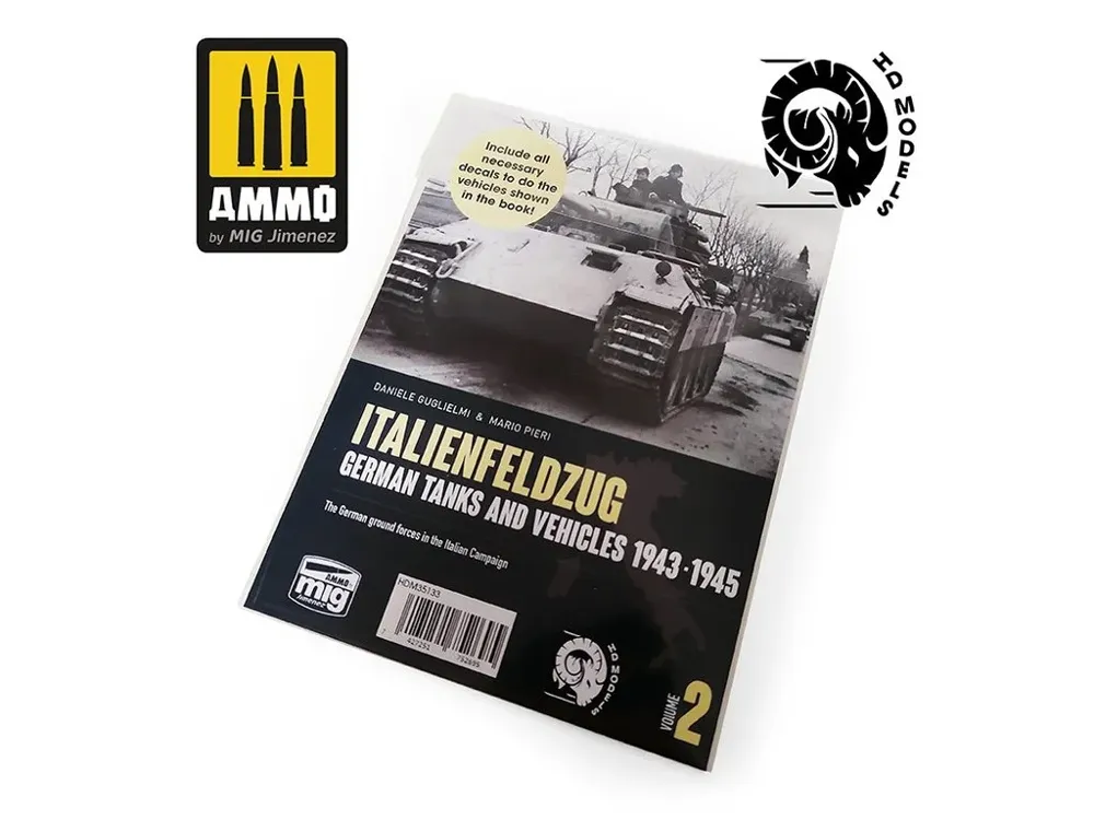 Obtiskový arch AMMO Mig HDM35133 ITALENFELZUG Vol. 2 pro plastikové modely
