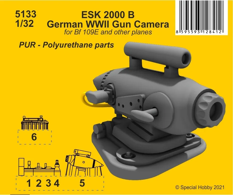 Resinový doplněk CMK 5133 ESK 2000 B německý fotokulomet v měřítku 1/32