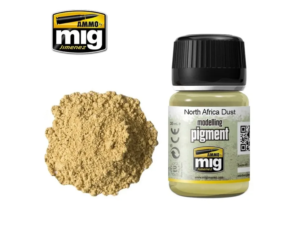 Dóza suchého pigmentu AMMO Mig A.MIG-3003 severoafrický prach (North Africa Dust) 35 ml