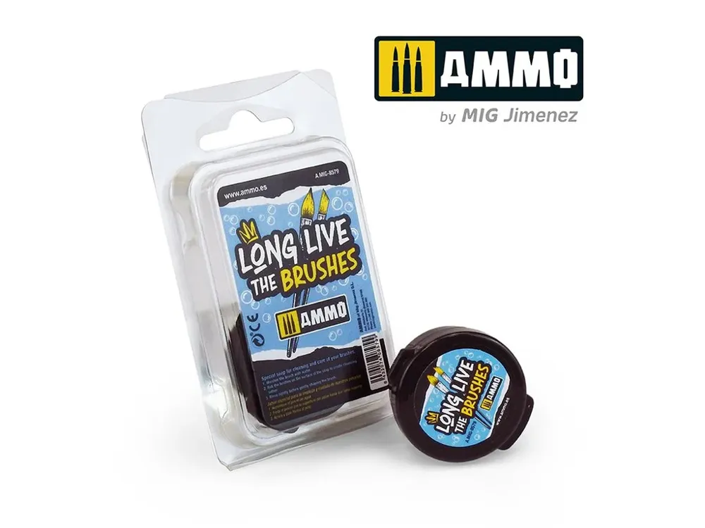 Mýdlo na čištění štětců AMMO Mig A.MIG-8579 Long Live the Brushes