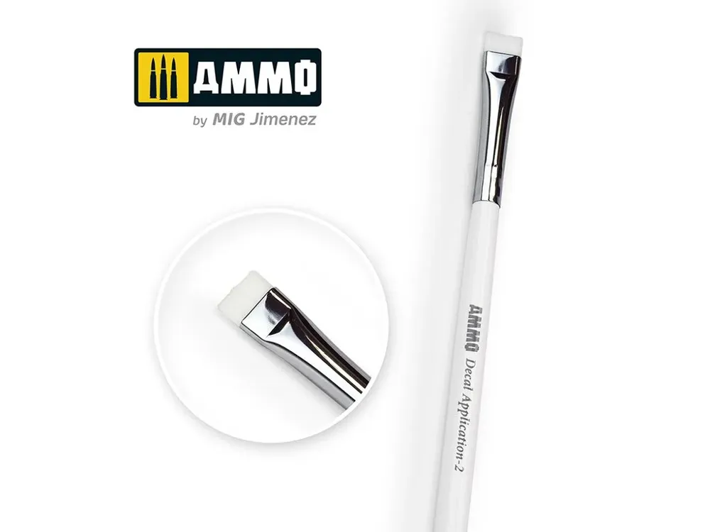 AMMO Mig A.MIG-8707 štětec na aplikaci obtisků, modelářský štětec pro detailní práci