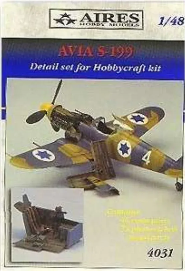 Resinový detailní set Aires 4031 pro model Avia S-199 v měřítku 1/48