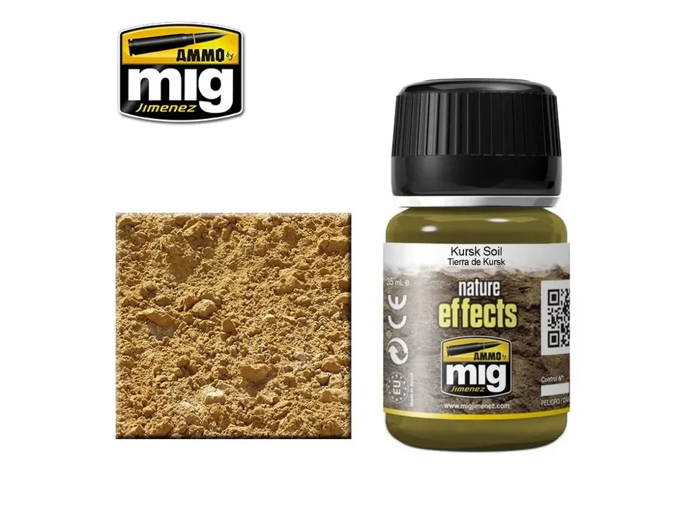 Lahvička weathering efektu AMMO Mig A.MIG-1400 Kursk Soil, 35 ml