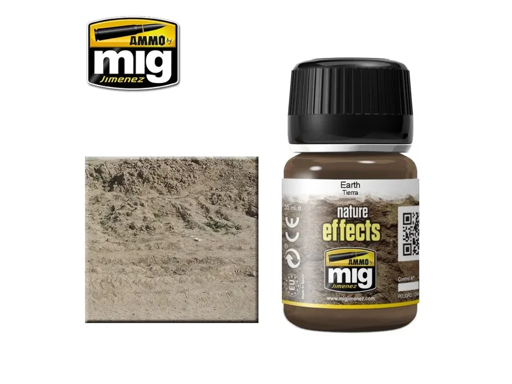 Kelímek weathering efektu AMMO Mig A.MIG-1403 Earth Effects 35 ml