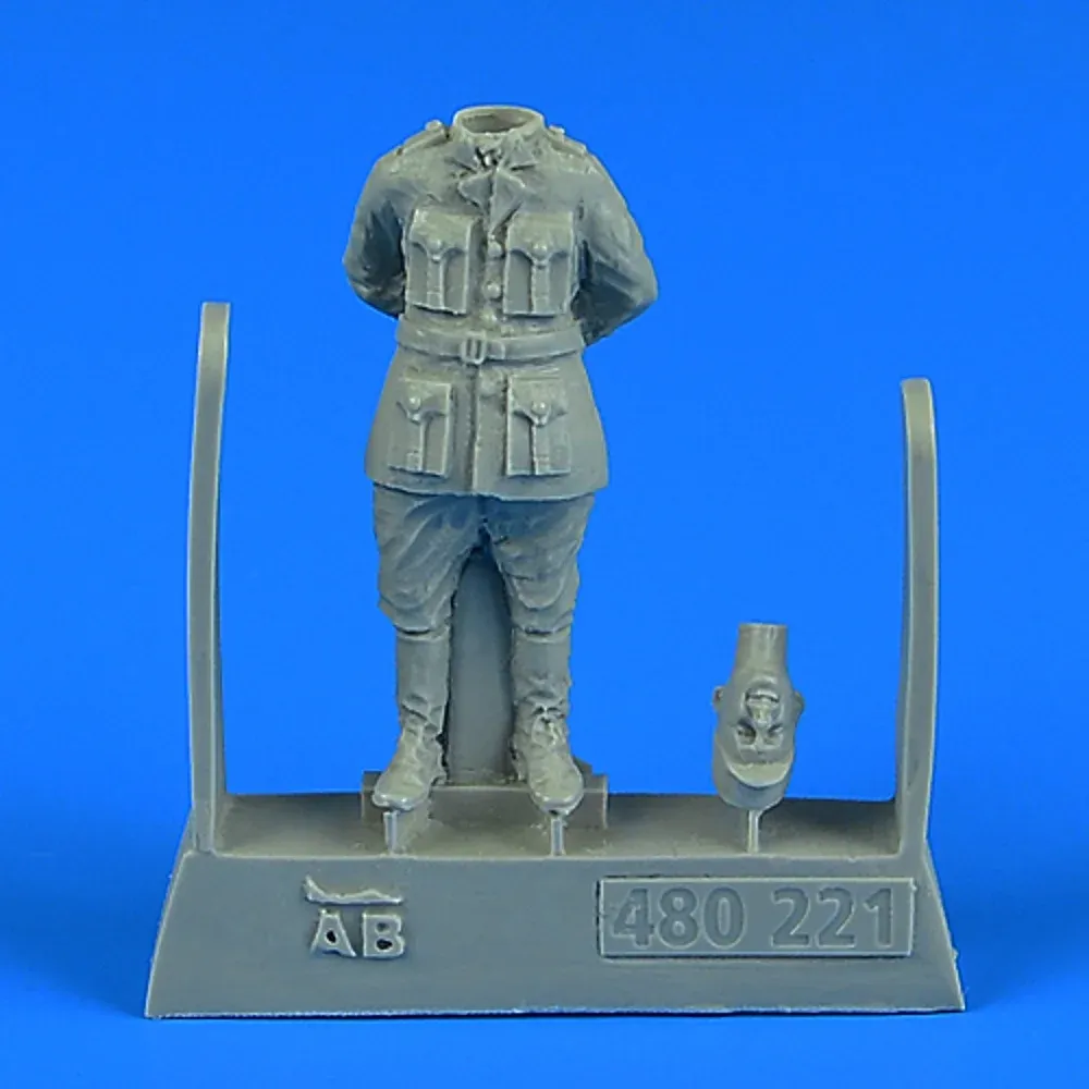 Resinová figurka Aires Aerobonus 480221 francouzský pilot 1. světové války v měřítku 1/48