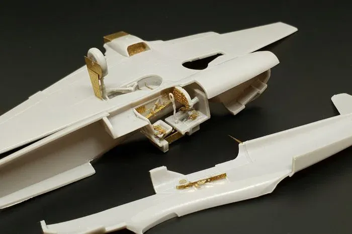 Fotolept Brengun BRL72194 pro Yak-1b v měřítku 1/72, leptaný kovový plech v balení