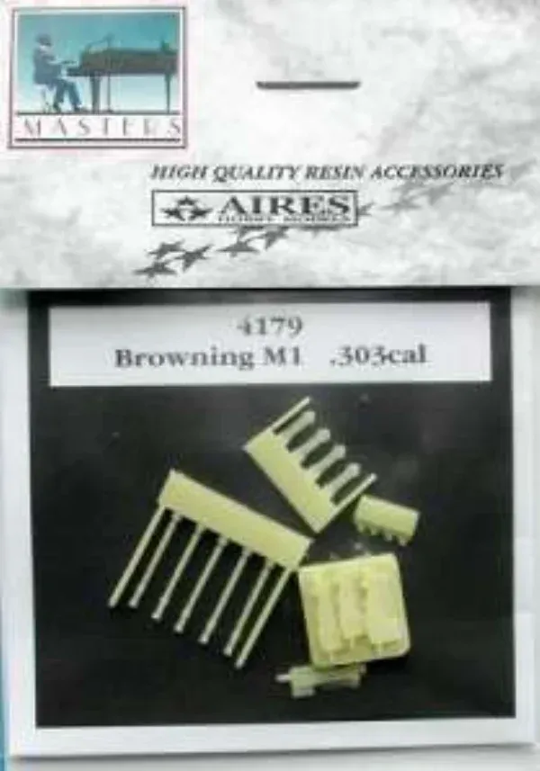 Resinová sada Aires 4179 kulomety Colt Browning ráže .303 v měřítku 1/48