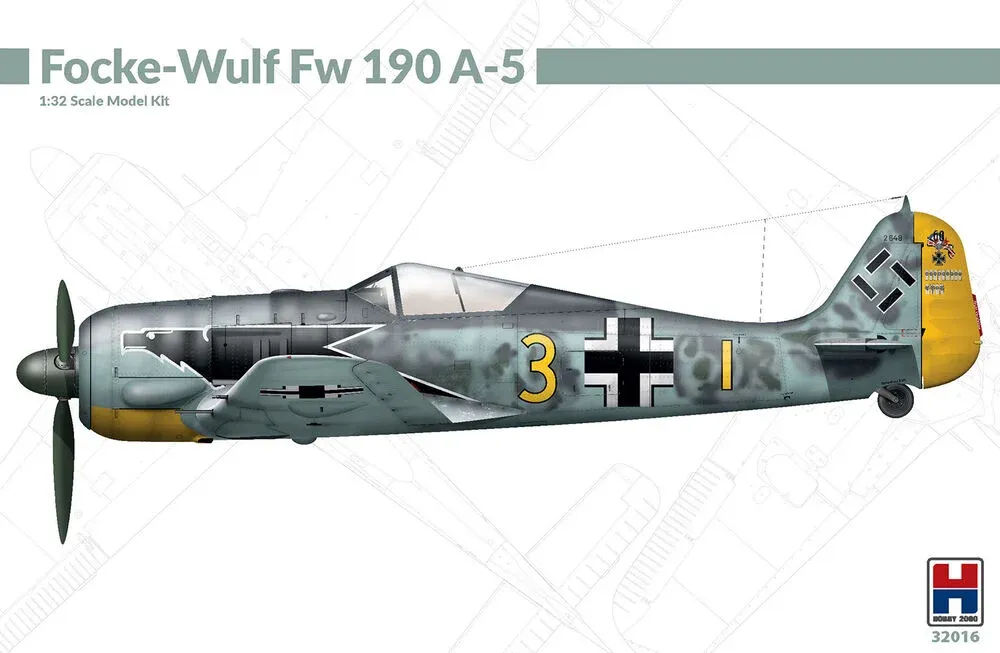 Krabice stavebnice Hobby 2000 H2K32016 Focke-Wulf Fw 190 A-5 v měřítku 1/32