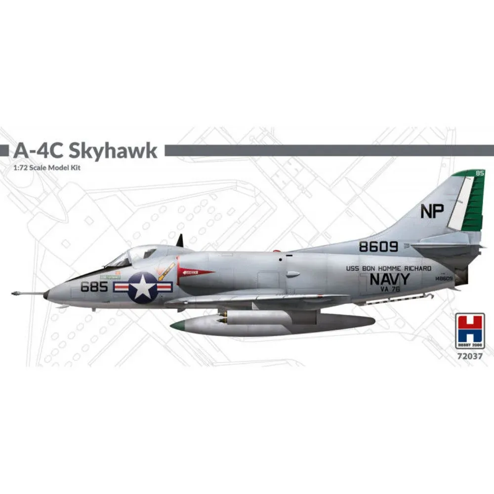 Krabice stavebnice Hobby 2000 H2K72037 Douglas A-4C Skyhawk v měřítku 1/72
