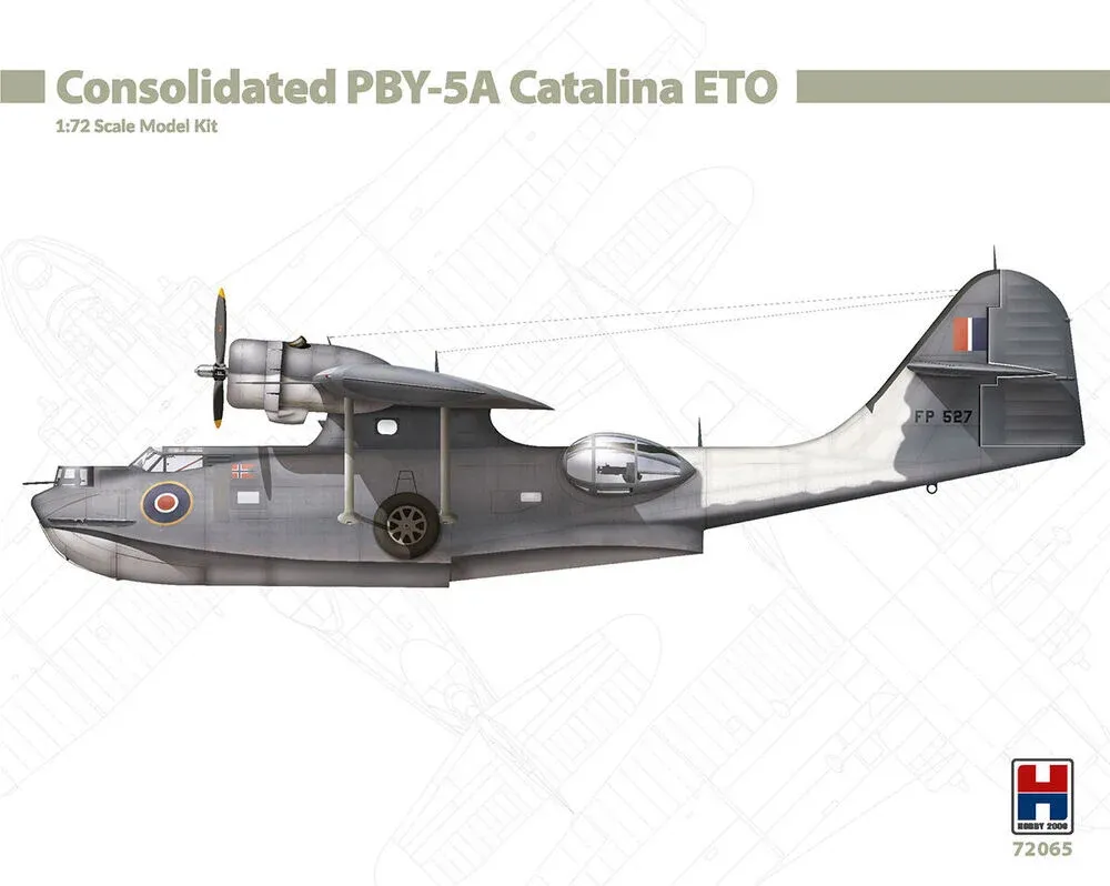 Krabice stavebnice Hobby 2000 H2K72065 Consolidated PBY-5A Catalina ETO v měřítku 1/72
