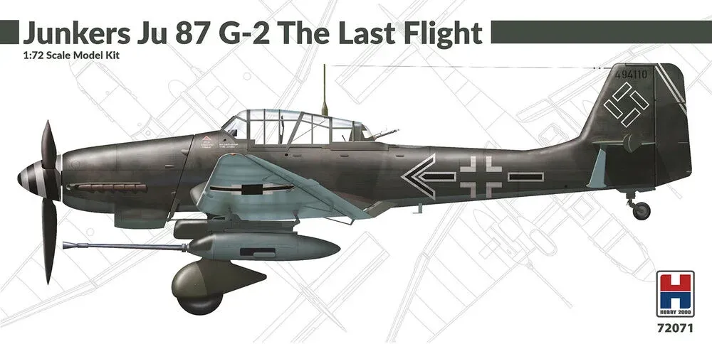 Krabice stavebnice Hobby 2000 1/72 Junkers Ju 87 G-2 The Last Flight, kód H2K72071