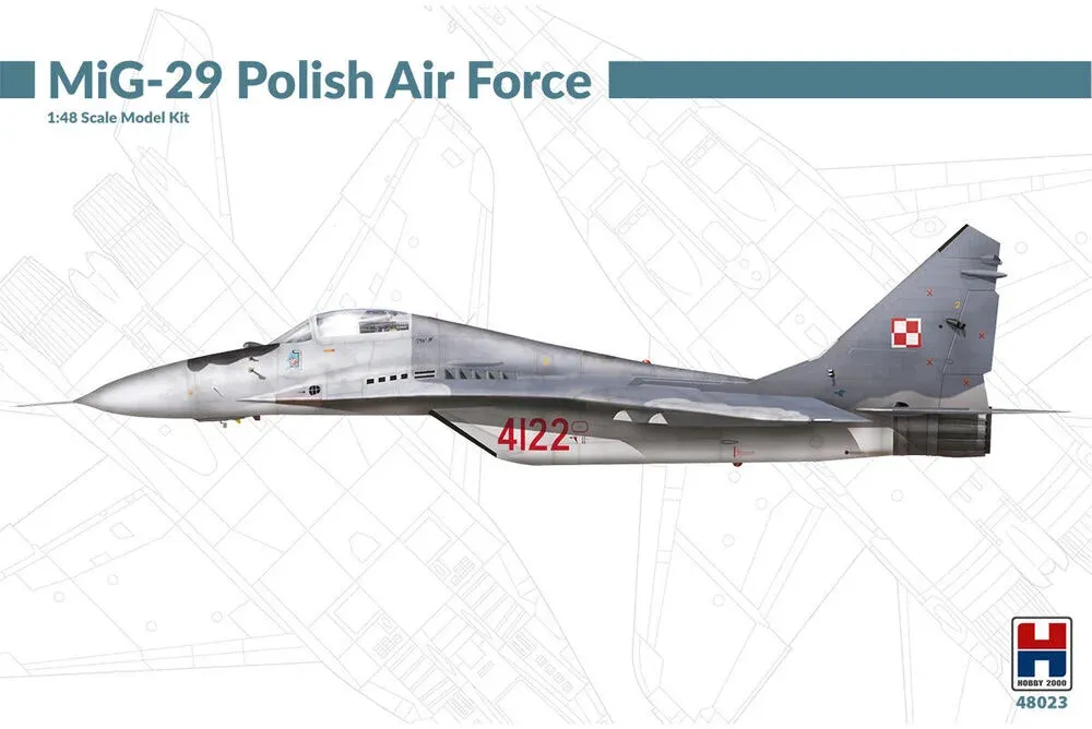 Krabice stavebnice Hobby 2000 H2K48023 MiG-29 polské letectvo v měřítku 1/48