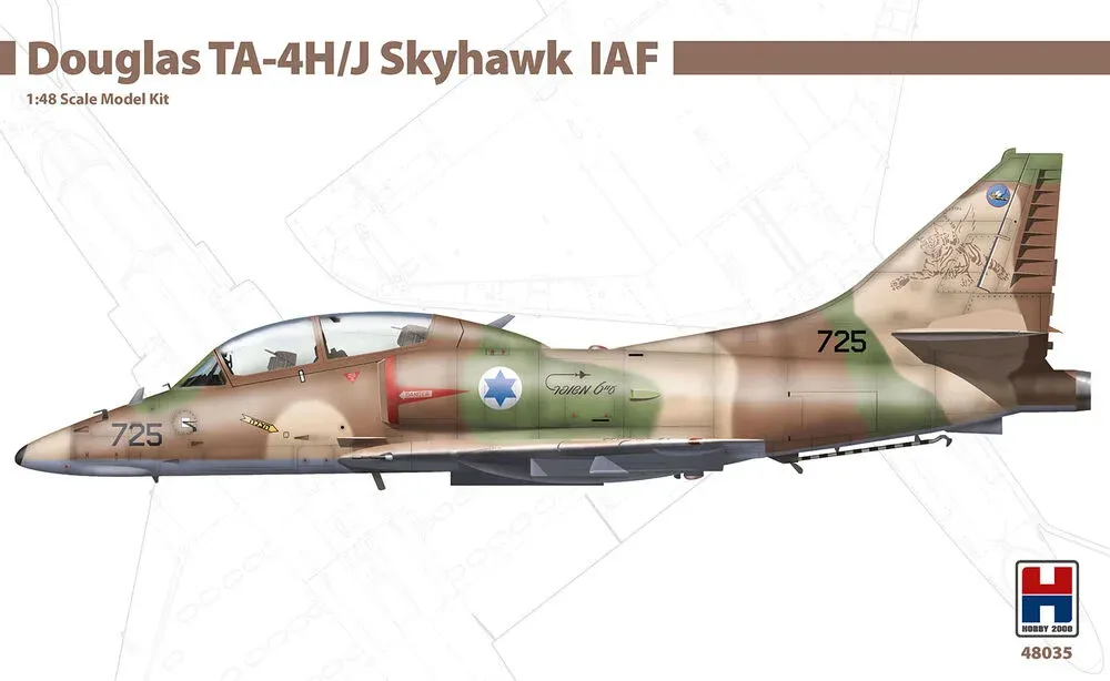 Krabice stavebnice Hobby 2000 48035 Douglas TA-4H/J Skyhawk IAF v měřítku 1/48
