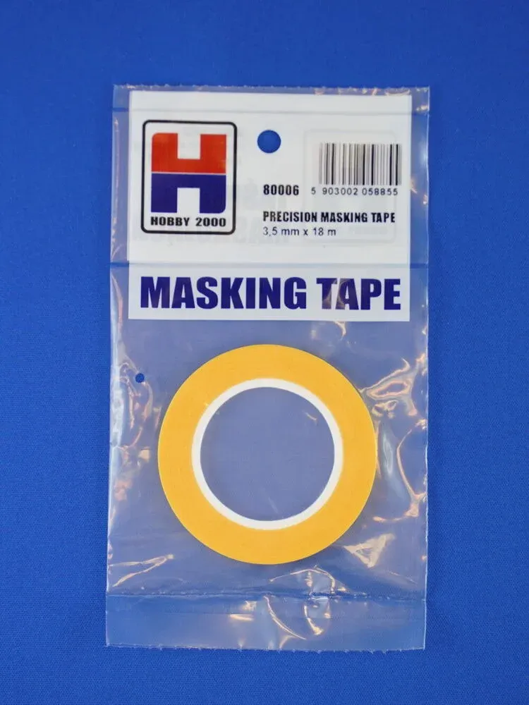 Role přesné maskovací pásky Hobby 2000 80006 Precision Masking Tape 3,5 mm × 18 m