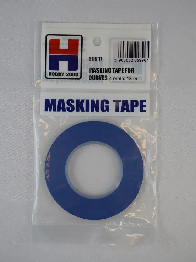 Role maskovací pásky Hobby 2000 80017 pro oblouky, modrá fólie 4 mm x 18 m