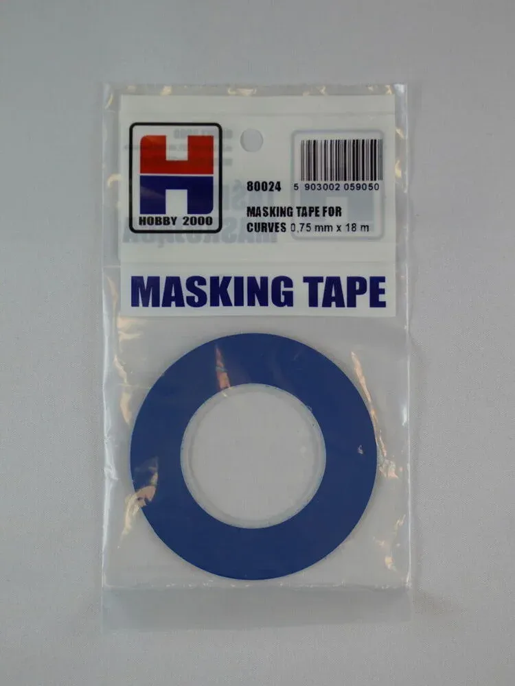 Role maskovací pásky Hobby 2000 80024 pro oblouky, šířka 0,75 mm, délka 18 m
