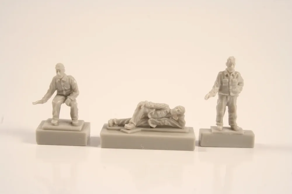 Resinové figurky CMK F72251 posádka U-Boot IXC na odpočinku, měřítko 1/72, 3 kusy