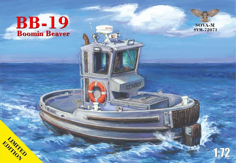 Krabice plastikové stavebnice Sova-M SVM-72071 BB-19 Boomin Beaver v měřítku 1/72