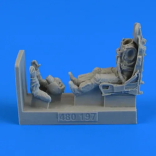 Aires 480197 figurka pilota USAF s vystřelovacím sedadlem pro F-100C/D v měřítku 1/48