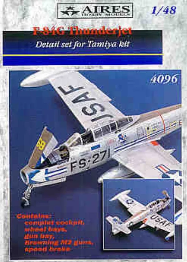 Aires 4096 detailní set pro F-84G Thunderjet 1/48 ke stavebnici Tamiya