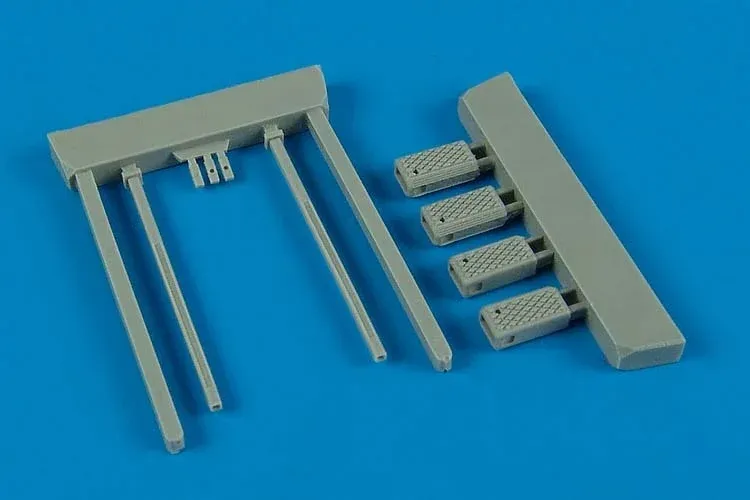 Resinová sada Aires 148004 Navy Wheel Chock NWC-4/5 pozdní výroba v měřítku 1/48