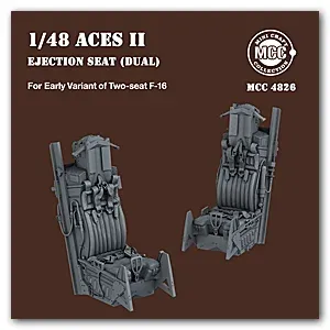 Vystřelovací sedačky ACES II Minicraft Collection MCC 48026 pro F-16 v měřítku 1/48, 2 kusy