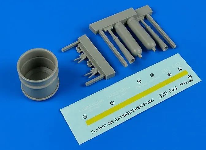 Aires 320044 hasicí stanoviště 1/32, detailní doplněk pro plastikové modely