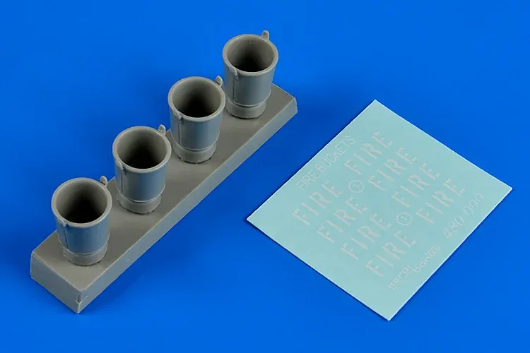 Doplňková sada Aires 480099 hasicí vědra v měřítku 1/48