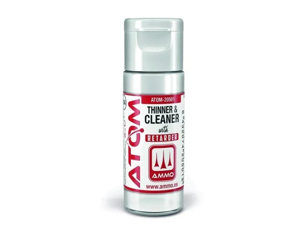 Lahvička AMMO Mig ATOM 20501 Thinner and Cleaner with Retarder 20 ml