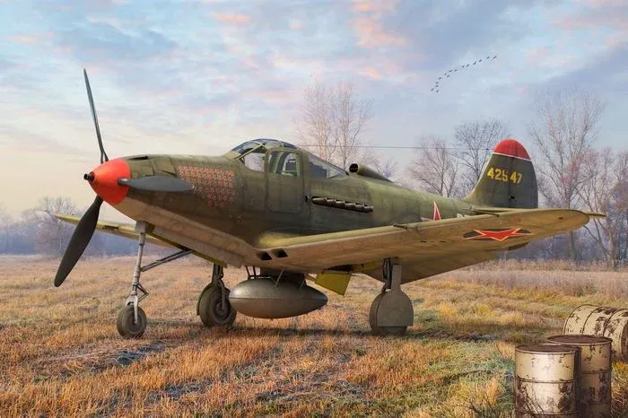 1/144 P-39 Airacobra „Red Stars“ plastic construction kit