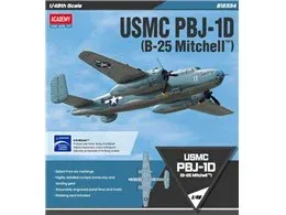 Krabice plastikové stavebnice Academy 12334 USMC PBJ-1D (B-25 Mitchell) v měřítku 1/48