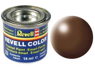 Lahvička emailové barvy Revell Email Color 32381 hedvábná hnědá (Brown Silk) 14 ml