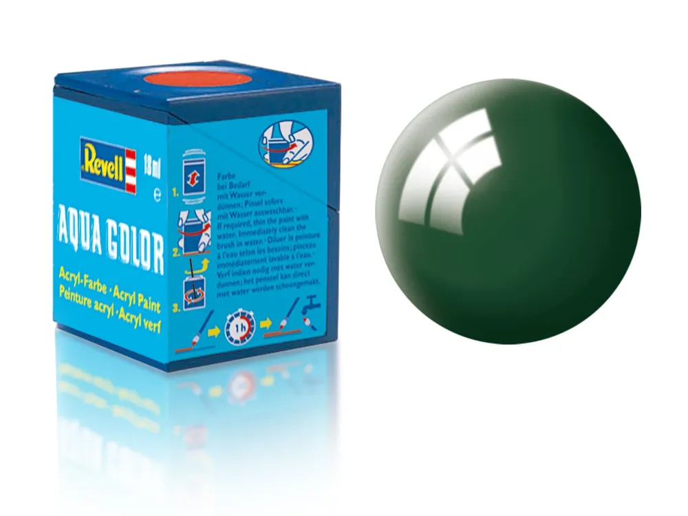Kelímek akrylové barvy Revell Aqua Color 36162 mořská zelená lesklá 18 ml