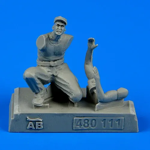 Figurka Aires 480111 mechanik U.S. Army 1/48, doplněk pro diorámata letadel z Pacifiku